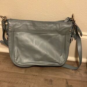 Coach Blue Crossbody Bag with Adjustable Strap